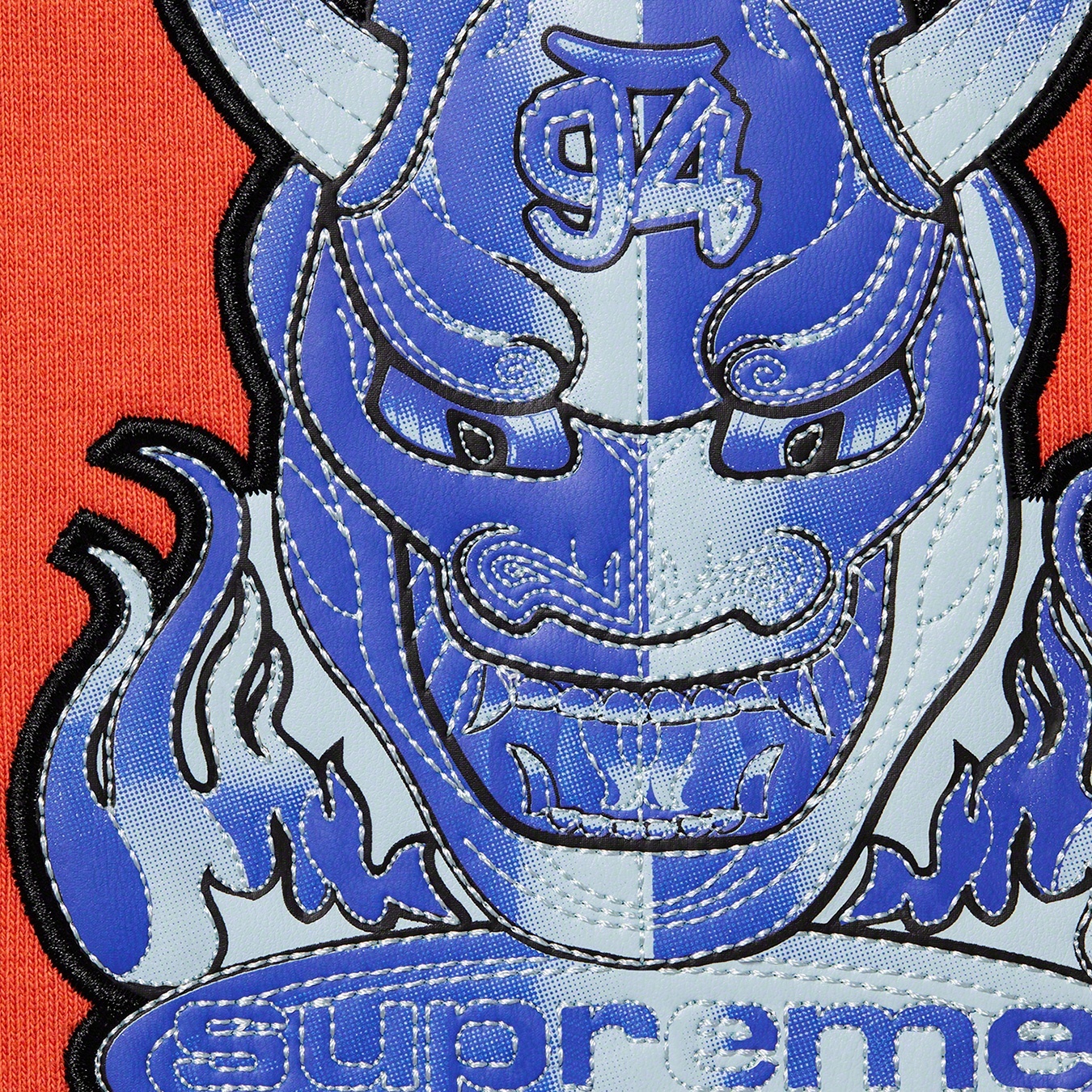 Demon Zip Up Hooded Sweatshirt view 12
